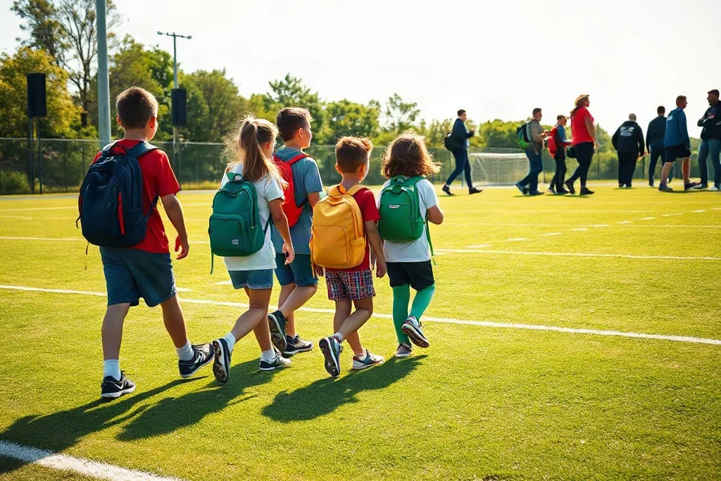 Campus deportivo de verano: grupos, actividades y qué llevar