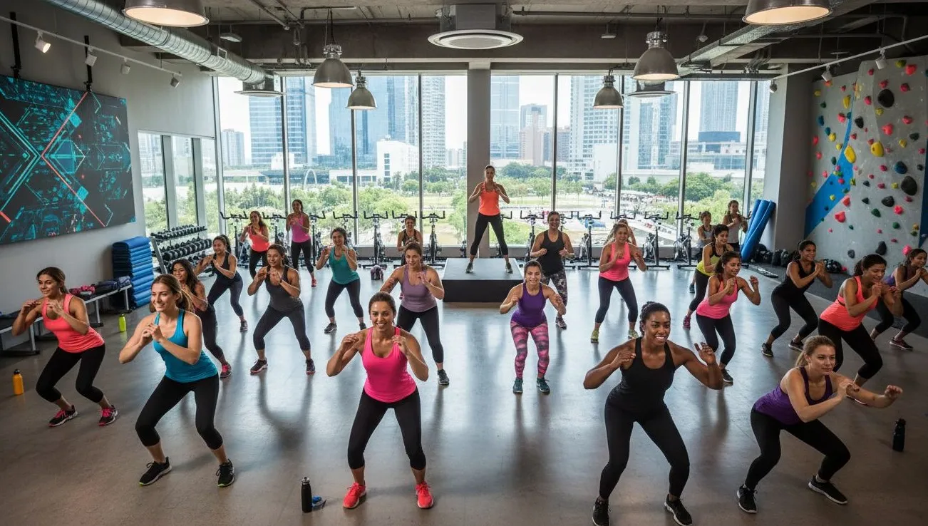 La energía de la comunidad: entrenamientos grupales en un club deportivo moderno